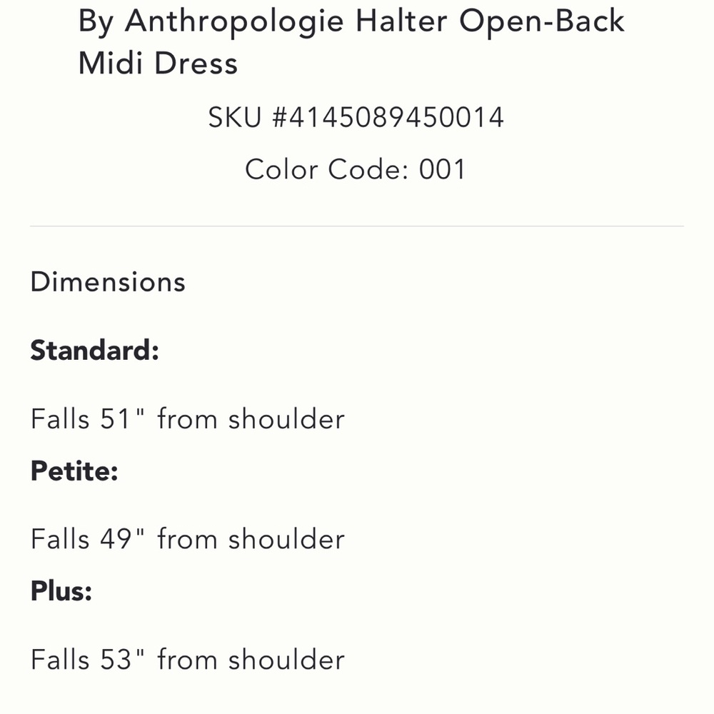 Anthropologie Halter Open-Back Midi Dress - Picture 3 of 12